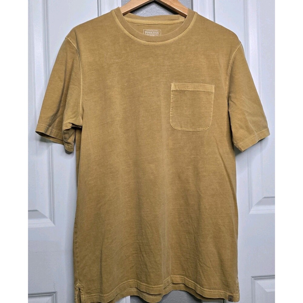 Pendleton Men's Medium Gold Pocket Tee Shirt